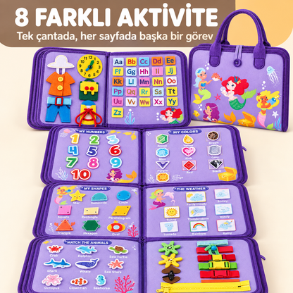 Montessori Deniz Kızı Keçe Kitabı