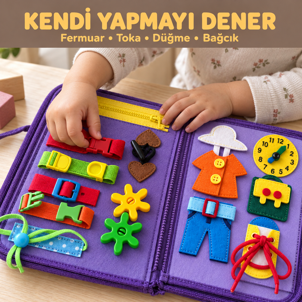 Montessori Deniz Kızı Keçe Kitabı