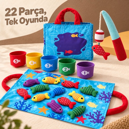 Montessori Balık Tutma Oyunu