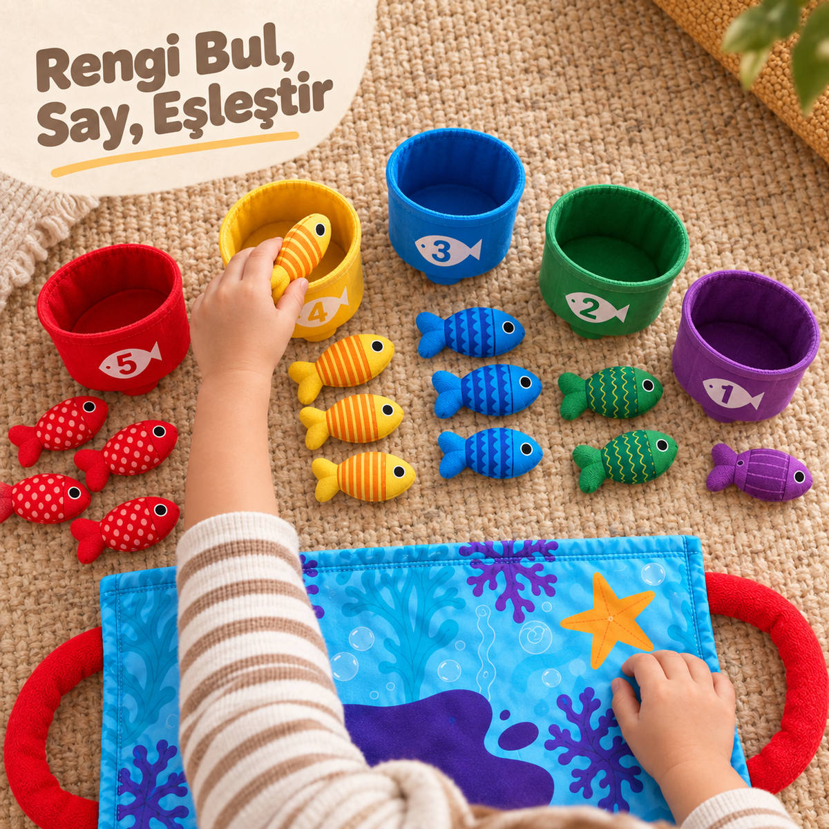 Montessori Balık Tutma Oyunu