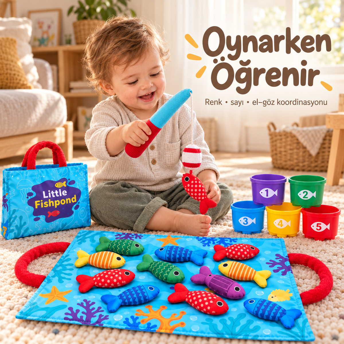 Montessori Balık Tutma Oyunu