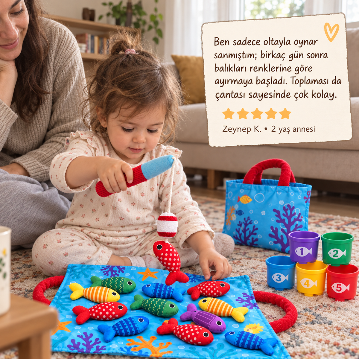 Montessori Balık Tutma Oyunu