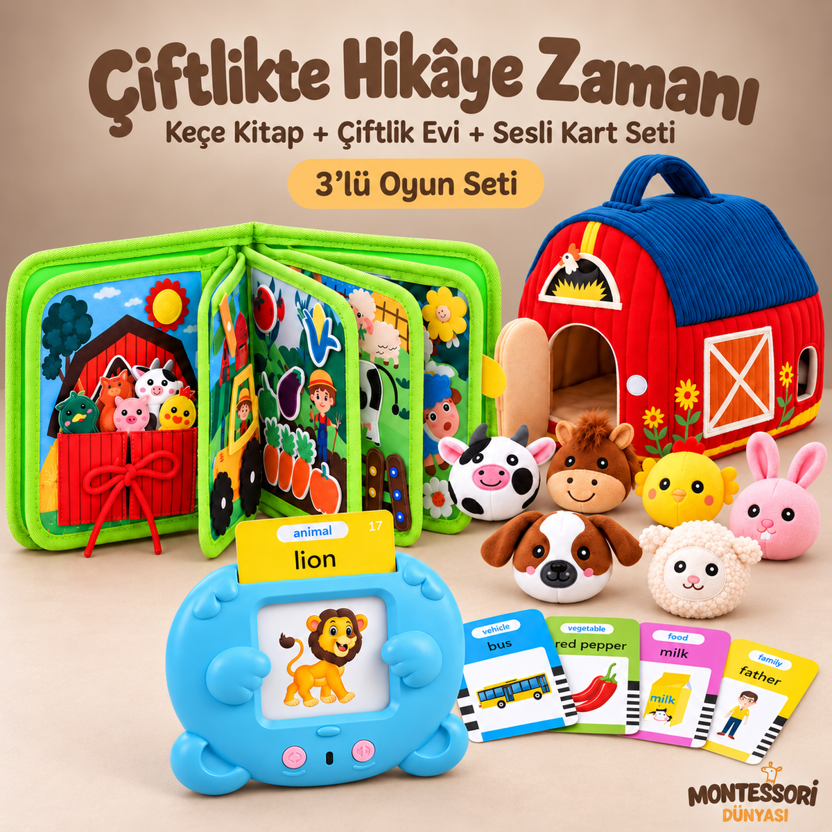 Çiftlikte Hikaye Zamanı 3'lü Set